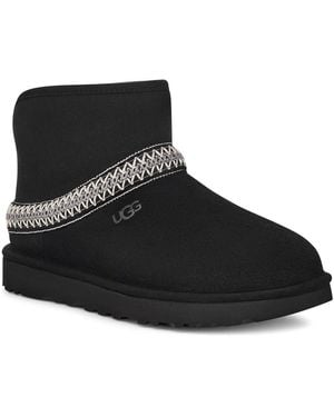 UGG Classic Mini Crescent Bootie - Black