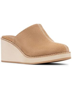 Donald J Pliner Janella Wedge Mule - Brown