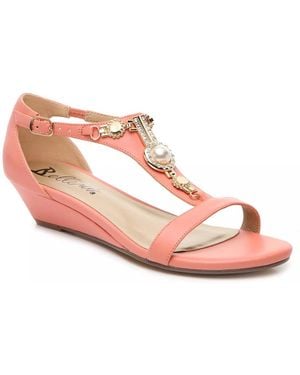 Bellini Lynn Wedge Sandal - Pink