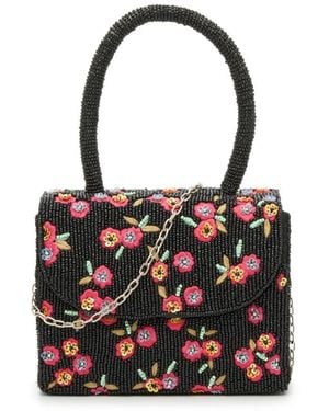Kelly & Katie Beaded Ditsy Satchel - Black