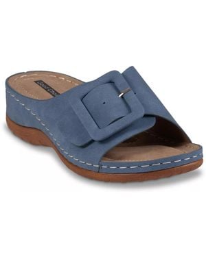 Good Choice Hamden Wedge Sandal - Blue