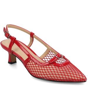 Journee Collection Padma Pump - Red