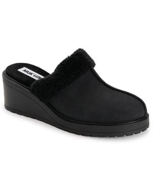 Muk Luks Sophia Wedge Mule - Black