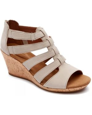 Rockport Briah Gladiator Wedge Sandal - Brown