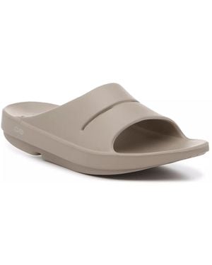 OOFOS Ooahh Slide Sandal - Gray