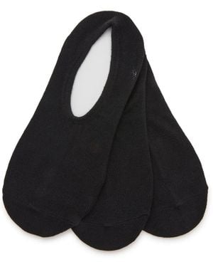 Converse Chuck No Show Socks 3 Pack - Black