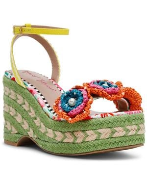 Betsey Johnson Marabela Platform Sandal - Green