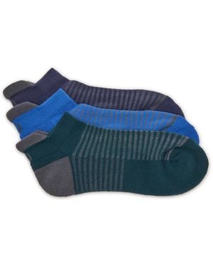 Asics Training No Show Socks 3 Pack - Blue