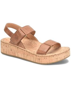 Born Sloan Wedge Sandal - Black