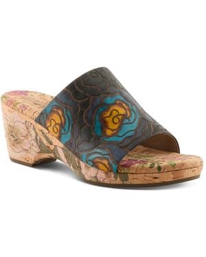 L'ARTISTE Nice N Easy Sandal - Blue