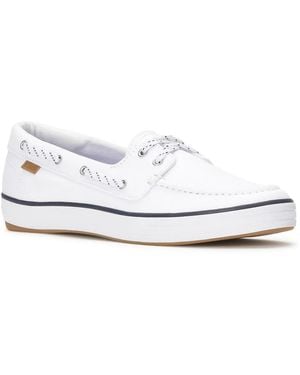 Keds Center Boat Shoe - White