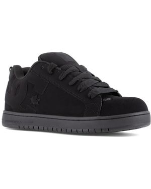DC WORK CREW Court Graffik Composite Toe Work Sneaker - Black