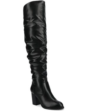 Journee Collection Kaison Overtheknee Boot - Black