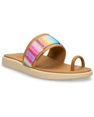HEYDUDE Maui Breeze Toe Loop Sandal - Black