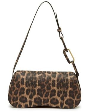 Kelly & Katie Covered Rings Shoulder Bag - Black