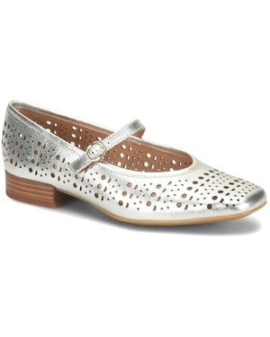 Söfft Ellie Mary Jane Flat - White