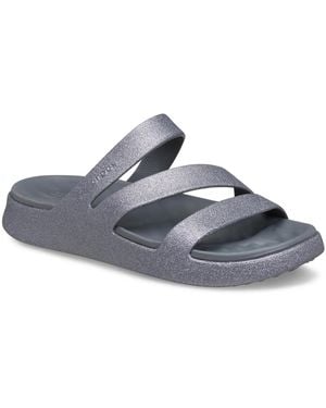 Crocs™ Getaway Strappy Glimmer Sandal - Blue