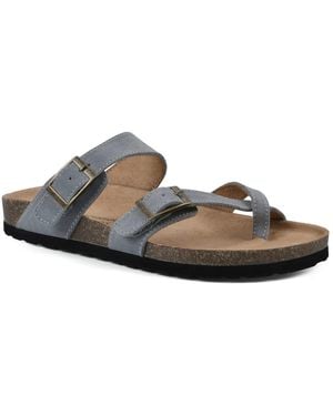 White Mountain Gracie Slide Sandal - Black