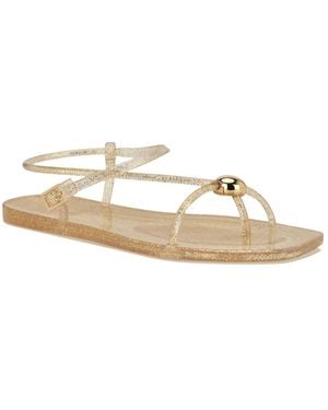 Nine West Shells Thong Sandal - Metallic