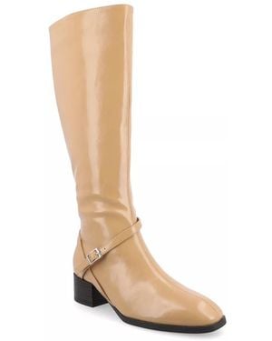 Journee Collection Extra Wide Width Rhianah Extra Wide Calf Boot - Black