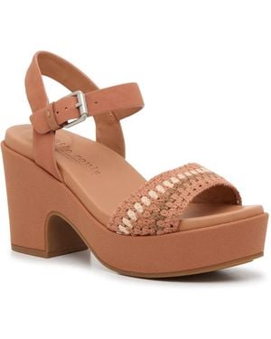 Gentle Souls Delilah Platform Sandal - Brown