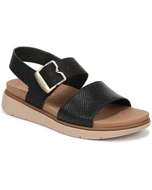 Dr. Scholls Posie Wedge Sandal - Black