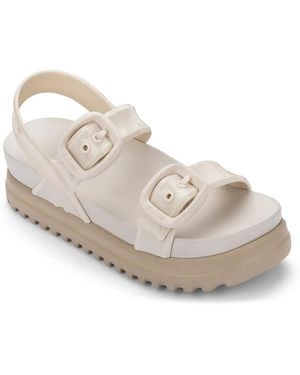 Melissa Cozy Jelly Platform Sandal - White
