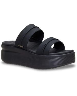 HEYDUDE Austin Slide Classic Wedge Sandal - Black