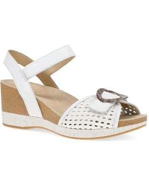 Dansko Stella Wedge Sandal - White