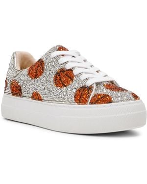 Betsey Johnson Sidny Platform Sneakers - Gray