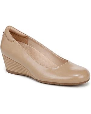 Dr. Scholls Be Flex Wedge Pump - Natural