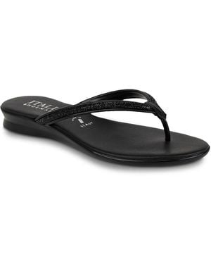 Italian Shoemakers Flip Flop - Black