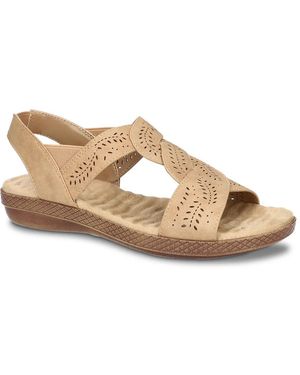 Easy Street Extra Wide Width Weare Sandal - Metallic