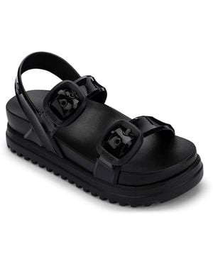 Melissa Cozy Jelly Platform Sandal - Black