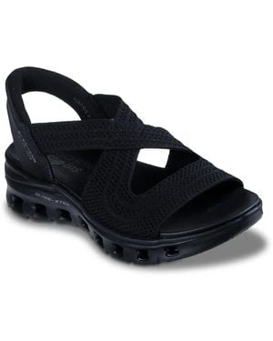 Skechers Hands Free Slipins Glidestep Everyday Glide Sandal - Black