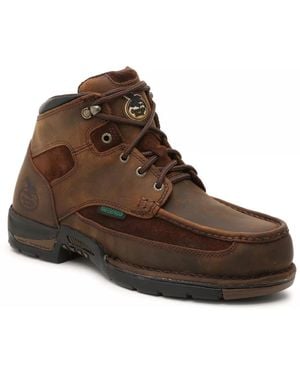 Georgia Boot Wide Width Athens Work Boot - Brown