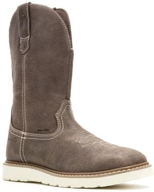 Wolverine Bronc Wellington Work Boot - Brown