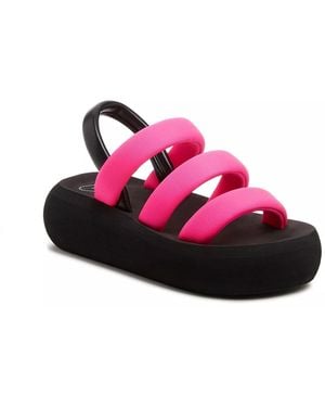 Rocket Dog Smile Platform Sandal - Black
