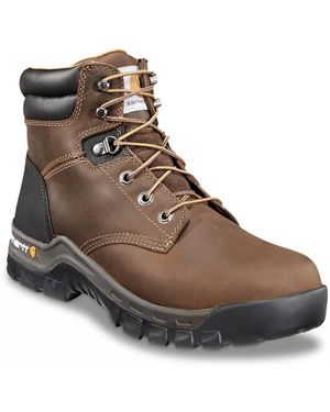 Carhartt 6 Rugged Flex Comp Toe Work Boot ( Oil Tanned Leather) Work Boots - Brown