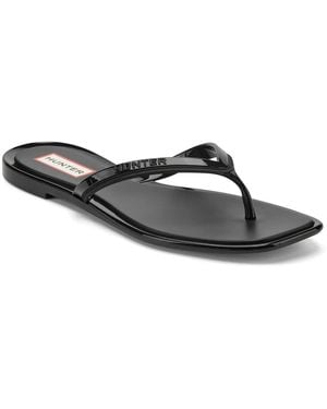 HUNTER Marin Flip Flop - Black