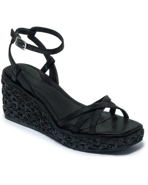 Bernardo Cairo Wedge Sandal - Black