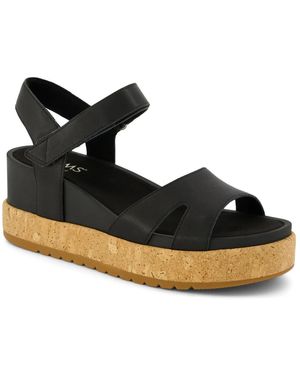 TOMS Alana Wedge Sandal - Black