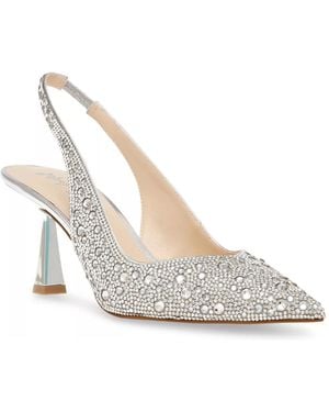 Betsey Johnson Clark Pump - White