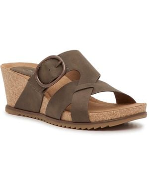 EuroSoft Travers Wedge Sandal - Brown