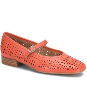 Söfft Ellie Mary Jane Flat - Red