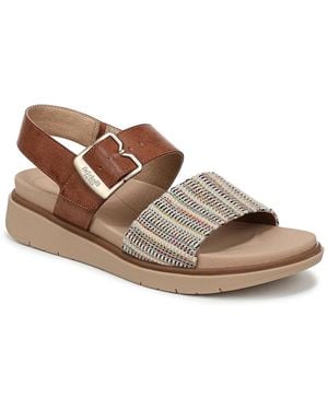 Dr. Scholls Posie Wedge Sandal - Brown