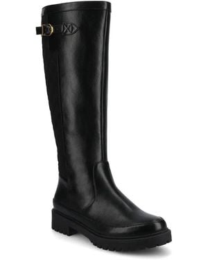 Journee Collection Zemmie Boot - Black