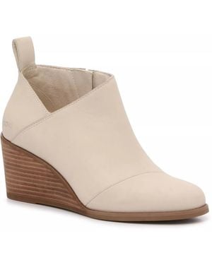 TOMS Marta Wedge Bootie - Brown