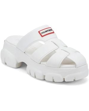 HUNTER Bonnie Fisherman Sandal - White