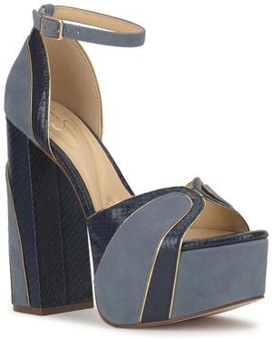 Jessica Simpson Avele Platform Sandal - Blue